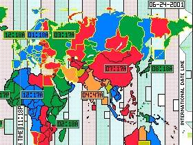 Часовые пояса. Иллюстрация fecit.com.ua/