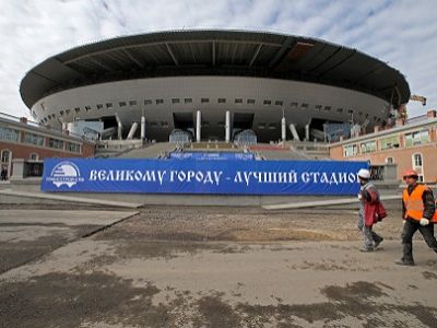 Строительство "Зенит-Арены"— Фото: gazeta.ru