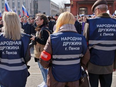 Народные дружинники. Фото: Александр Воронин, Каспаров.Ru