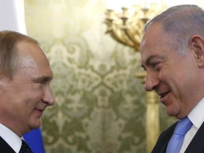 Президент России Владимир Путин и премьер-министр Израиля Биньямин Нетаньяху. Фото: GETTY IMAGES